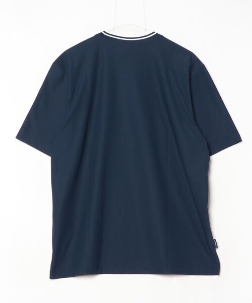 adidas（アディダス）の「ビヨンド ザ コース ツイストニット ルーズフィット クルーネック半袖ポロ【adidas Golf/アディダスゴルフ】（ポロシャツ・メンズ・ネイビー/クリーム・LARGE/MEDIUM/SMALL/X-LARGE/XX-LARGE）」の16枚目の写真