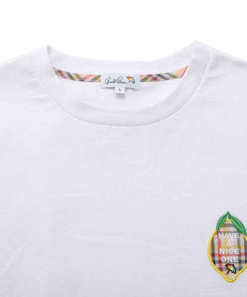 Arnold Palmer(アーノルドパーマー)の「レモンモチーフ シェア Tシャツ(Tシャツ/カットソー・レディース・ブラック/ホワイト/レッド・XS/S/M/L/LL)」の16枚目の写真
