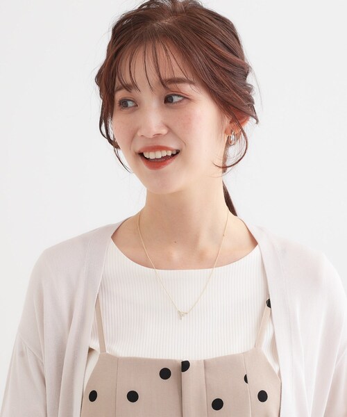 SHOO・LA・RUE（シューラルー）の「【イニシャル】プチペンダントネックレス（ネックレス・レディース・ゴールド系5/ゴールド系2/ゴールド系4/ゴールド系/ゴールド系1/ゴールド系3・00）」の12枚目の写真