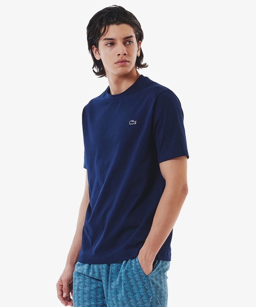 LACOSTE(ラコステ)の「LACOSTE/ラコステ アウトラインクロッククルーネックTシャツ 半袖 TH558299(Tシャツ/カットソー・メンズ・ネイビー/ホワイト/ブラック・M/L/XL)」の15枚目の写真