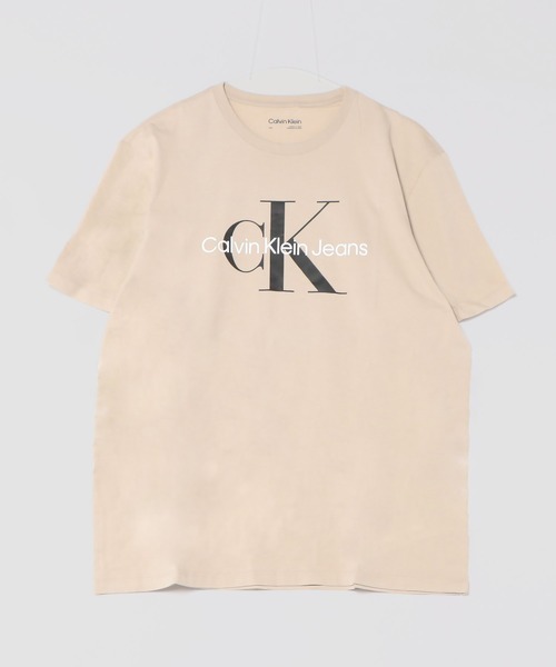  CKモノグラムロゴ クルーネック 半袖 Tシャツ Tシャツ - モノグラムロゴTシャツ | カルバン・クライン 公式