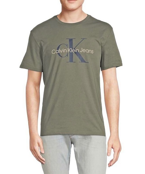   CKモノグラムロゴ クルーネック 半袖 Tシャツ Tシャツ - モノグラムロゴTシャツ | カルバン・クライン 公式