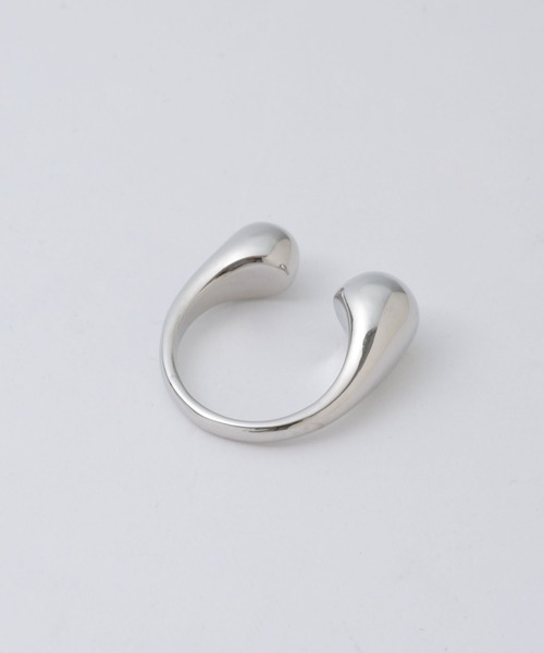 NANO universe（ナノユニバース）の「サイズ調整可能デザインリング（リング・レディース・シルバー/ゴールド・FREE）」の4枚目の写真