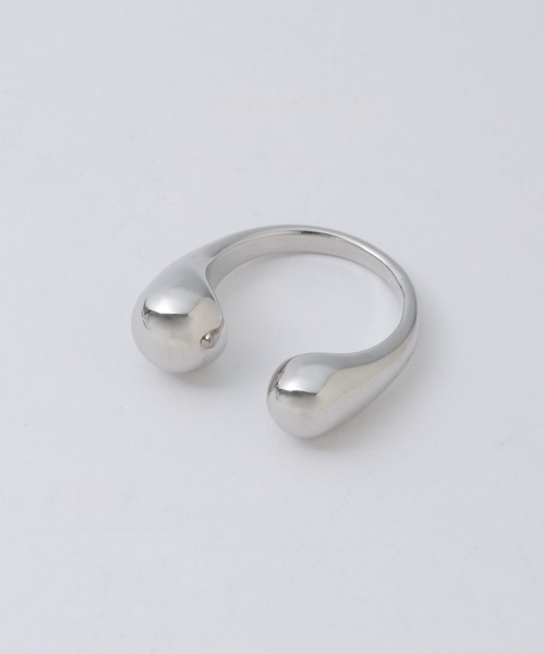 NANO universe（ナノユニバース）の「サイズ調整可能デザインリング（リング・レディース・シルバー/ゴールド・FREE）」の3枚目の写真