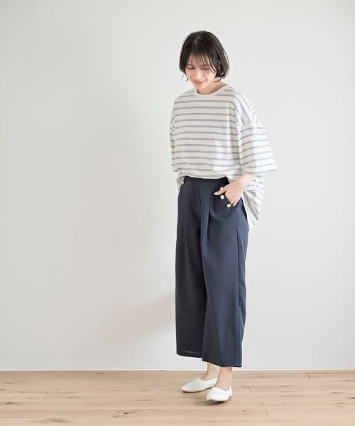 rps（アールピーエス）の「ポケットボタンマリンパンツ（その他パンツ・レディース・ネイビー/ライトベージュ・フリー）」の19枚目の写真