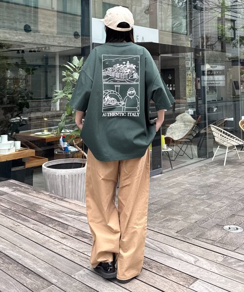 【チャオ】 セール】ヘビーウェイトボックスシルエットTシャツ（Tシャツ