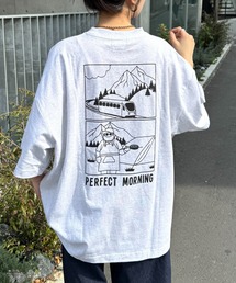 CIAOPANIC TYPY | 【ojisan】ユニセックスワンポイントサガラ刺繍半袖Tee(Tシャツ/カットソー)