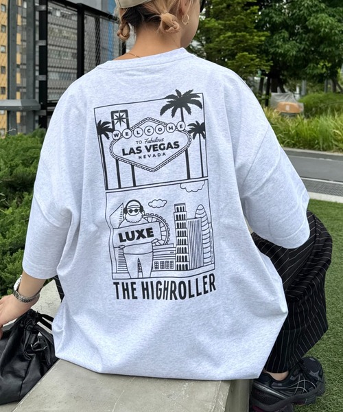 CIAOPANIC TYPY（チャオパニックティピー）の「【ojisan】ユニセックスワンポイントサガラ刺繍半袖Tee（Tシャツ/カットソー・レディース・イエロー/ホワイト系その他/ホワイト/チャコールグレー/グレー/ブラック系その他/ホワイト系その他2/グリーン系その他・LARGE/MEDIUM）」の7枚目の写真