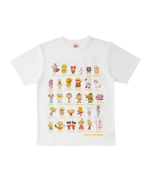 ANPANMAN KIDS COLLECTION（アンパンマンキッズコレクション）の「なかまいっぱい半袖Tシャツ大人（Tシャツ/カットソー・レディース・オフホワイト・S/M/L/LL）」の4枚目の写真