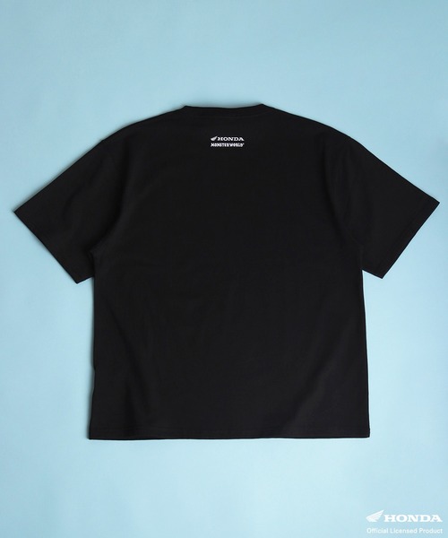 WESTSEA(ウエストシー)の「HONDA × MONSTER WORLD プリント ワンポイント刺繍 半袖Tシャツ(Tシャツ/カットソー・メンズ・ホワイト/ブラック系その他/ブラック/ホワイト系その他・M/L)」の12枚目の写真