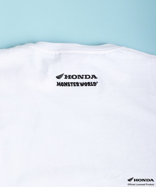 WESTSEA(ウエストシー)の「HONDA × MONSTER WORLD プリント ワンポイント刺繍 半袖Tシャツ(Tシャツ/カットソー・メンズ・ホワイト/ブラック系その他/ブラック/ホワイト系その他・M/L)」の18枚目の写真