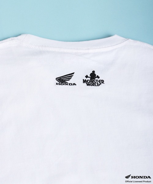 WESTSEA(ウエストシー)の「HONDA × MONSTER WORLD プリント ワンポイント刺繍 半袖Tシャツ(Tシャツ/カットソー・メンズ・ホワイト/ブラック系その他/ブラック/ホワイト系その他・M/L)」の20枚目の写真