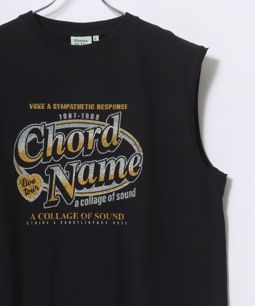 POWER TO THE PEOPLE（パワートゥーザピープル）の「POWER TO THE PEOPLE/パワートゥザピープル ヴィンテージ古着ライク フロント バックプリント ノースリーブTシャツ レディース メンズ トップス（Tシャツ/カットソー・レディース・オフホワイト/ブラック/ブラック系その他/ブラック系その他2/グレー系その他/ホワイト系その他/グレー系その他2/チャコール/ホワイト系その他2・LL/L/M）」の6枚目の写真