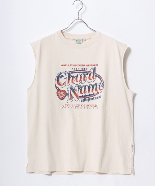 POWER TO THE PEOPLE（パワートゥーザピープル）の「POWER TO THE PEOPLE/パワートゥザピープル ヴィンテージ古着ライク フロント バックプリント ノースリーブTシャツ レディース メンズ トップス（Tシャツ/カットソー・レディース・オフホワイト/ブラック/ブラック系その他/ブラック系その他2/グレー系その他/ホワイト系その他/グレー系その他2/チャコール/ホワイト系その他2・LL/L/M）」の14枚目の写真