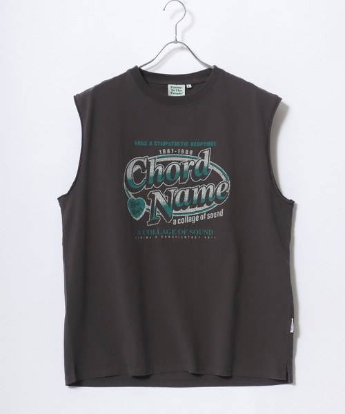 POWER TO THE PEOPLE（パワートゥーザピープル）の「POWER TO THE PEOPLE/パワートゥザピープル ヴィンテージ古着ライク フロント バックプリント ノースリーブTシャツ レディース メンズ トップス（Tシャツ/カットソー・レディース・オフホワイト/ブラック/ブラック系その他/ブラック系その他2/グレー系その他/ホワイト系その他/グレー系その他2/チャコール/ホワイト系その他2・LL/L/M）」の16枚目の写真