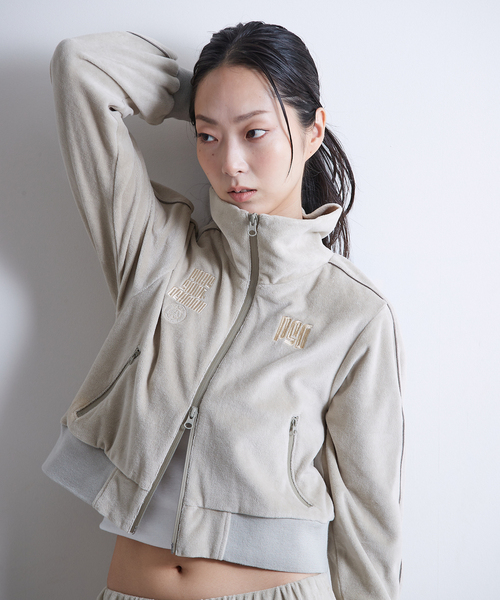 PARIS SAINT-GERMAIN(パリサンジェルマン)の「【Paris Saint-Germain / パリ・サン=ジェルマン】 PILE CROP TRACK JACKET(その他アウター・レディース・アイボリー/ネイビー・FREE)」の15枚目の写真