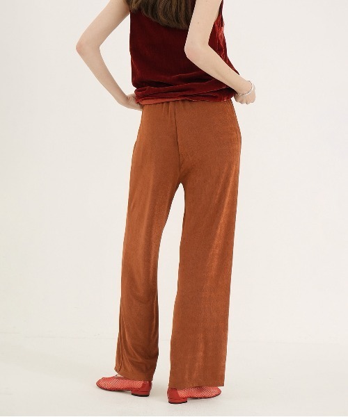 CLANE(クラネ)の「BRIGHT JERSEY PANTS(その他パンツ・レディース・オレンジ/アイボリー/ブラック・0/2/1)」の12枚目の写真