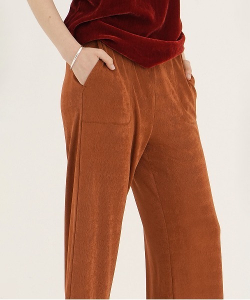 CLANE(クラネ)の「BRIGHT JERSEY PANTS(その他パンツ・レディース・オレンジ/アイボリー/ブラック・0/2/1)」の15枚目の写真