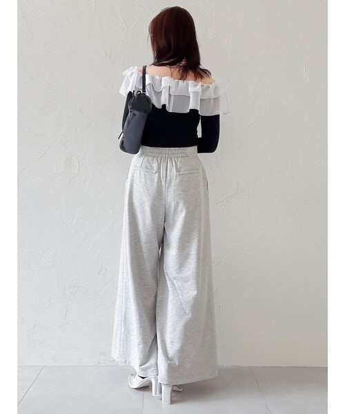 セール】ショルダーフリルカットトップス（Tシャツ/カットソー