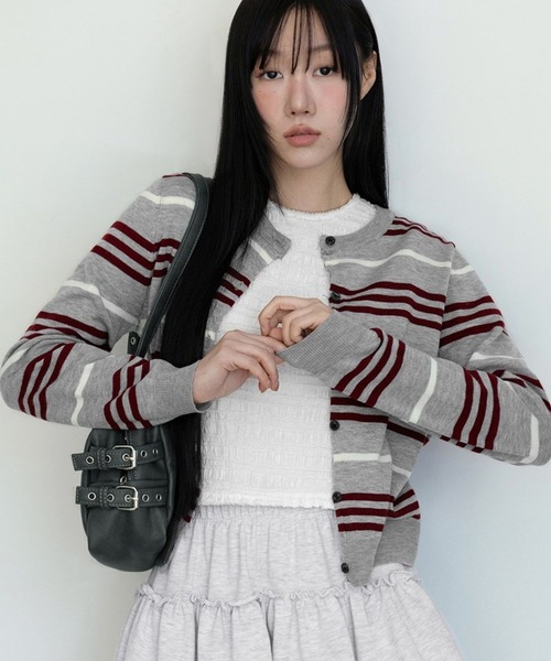 3.3 Field Trip （3.3フィールドトリップ）の「3.3 Field Trip／クロップＴ（Tシャツ/カットソー・レディース・ブラック/アイボリー・FREE）」の13枚目の写真