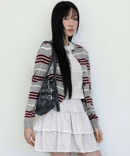 3.3 Field Trip （3.3フィールドトリップ）の「3.3 Field Trip／クロップＴ（Tシャツ/カットソー・レディース・ブラック/アイボリー・FREE）」の14枚目の写真