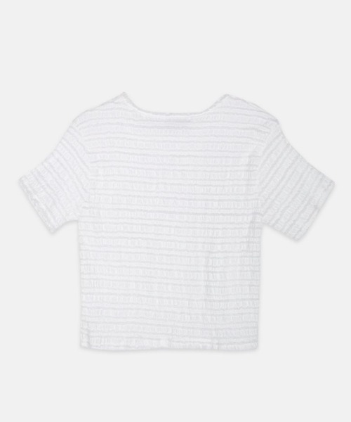 3.3 Field Trip （3.3フィールドトリップ）の「3.3 Field Trip／クロップＴ（Tシャツ/カットソー・レディース・ブラック/アイボリー・FREE）」の18枚目の写真