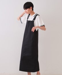 フロントZIPワークジャンスカ【洗濯機洗い可】