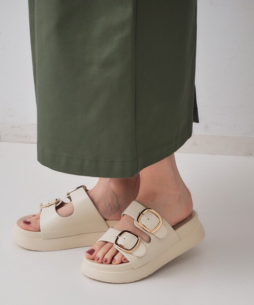 OPAQUE.CLIP（オペークドットクリップ）の「フロントZIPワークジャンスカ【洗濯機洗い可】（ワンピース・レディース・ブラック/ダークオリーブ・40/38）」の18枚目の写真