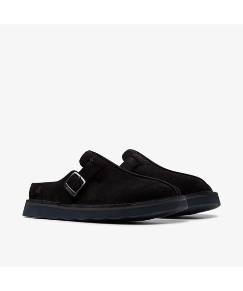 Clarks（クラークス）の「Solsbury Mule / ソルスブリーミュール（ブラックスエード）（サンダル・メンズ・ブラック・UK9/UK6/UK6.5/UK7.5/UK8.5/UK9.5/UK10/UK7/UK8）」の4枚目の写真