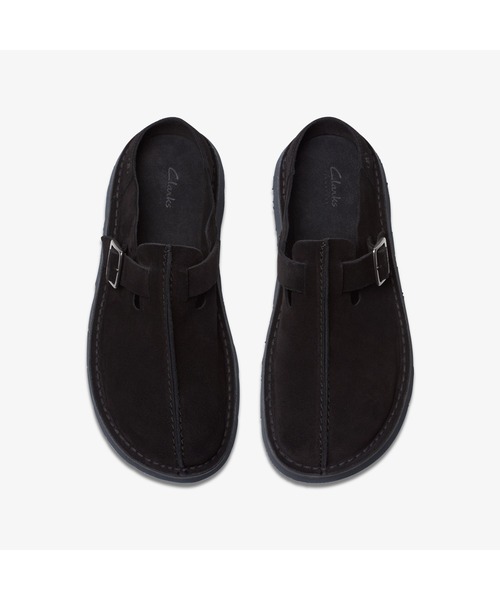 Clarks（クラークス）の「Solsbury Mule / ソルスブリーミュール（ブラックスエード）（サンダル・メンズ・ブラック・UK9/UK6/UK6.5/UK7.5/UK8.5/UK9.5/UK10/UK7/UK8）」の6枚目の写真