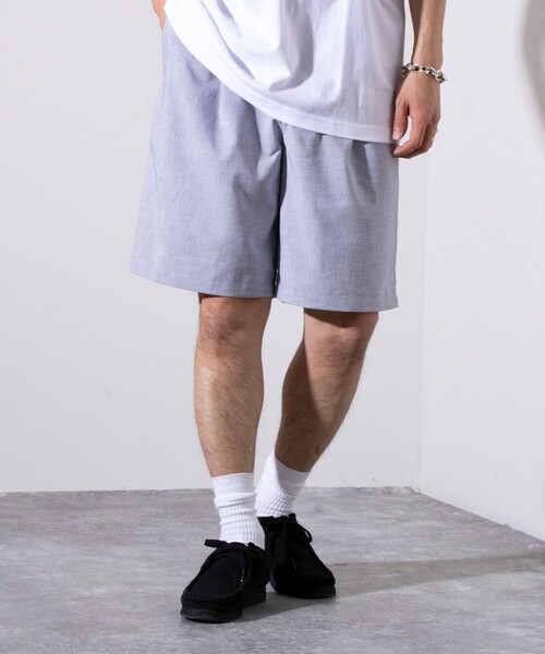 GLOSTER（グロスター）の「【GLOSTER/グロスター】COOLMAX ポリトロ イージーショーツ ショートパンツ（その他パンツ・メンズ・ネイビー/ブルー系その他/オリーブ/ベージュ/チャコールグレー/グレー系その他・S/M/L）」の2枚目の写真