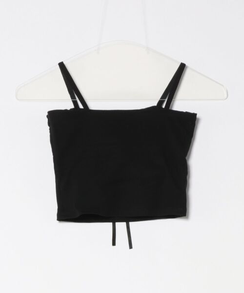 セール】フリルリボン クロップド キャミソール（キャミソール