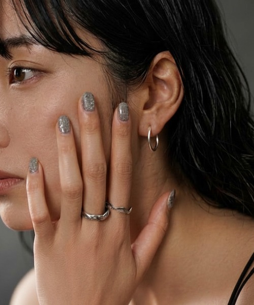 ORLEAN】 シンプルフープピアス 太さ1.6mm サージカルステンレス ユニ