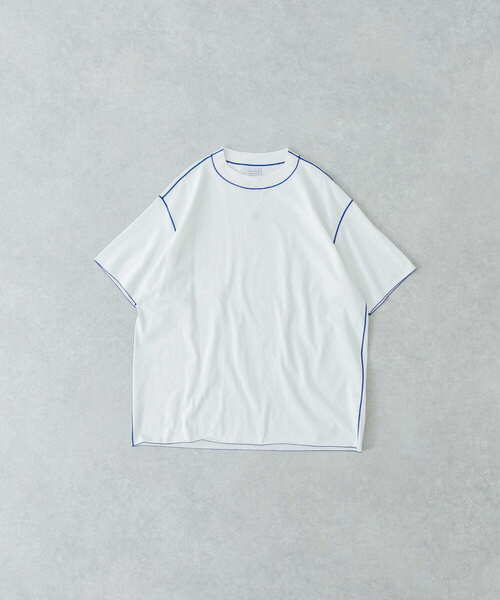 URBAN RESEARCH（アーバンリサーチ）の「GGG　Crew Neck Short Sleeve T-shirts（Tシャツ/カットソー・メンズ・ホワイト/アイボリー/チャコールグレー・MEDIUM/LARGE）」の2枚目の写真