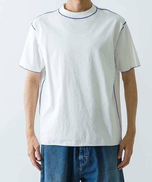 URBAN RESEARCH（アーバンリサーチ）の「GGG　Crew Neck Short Sleeve T-shirts（Tシャツ/カットソー・メンズ・ホワイト/アイボリー/チャコールグレー・MEDIUM/LARGE）」の4枚目の写真