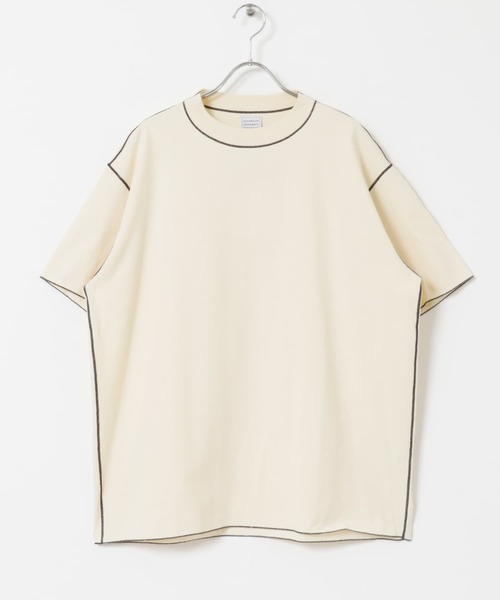 URBAN RESEARCH（アーバンリサーチ）の「GGG　Crew Neck Short Sleeve T-shirts（Tシャツ/カットソー・メンズ・ホワイト/アイボリー/チャコールグレー・MEDIUM/LARGE）」の8枚目の写真