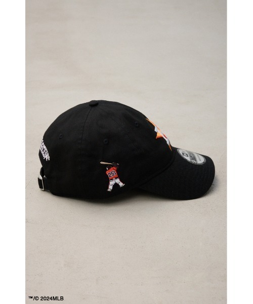 AZUL by moussy（アズールバイマウジー）の「NEWERA×MLB×SBC アストロズキャップ（キャップ・メンズ・ブラック・FREE）」の4枚目の写真
