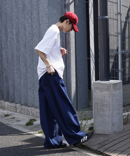 PUBLUX（パブリュクス）の「PUBLUX/パブリュクス Lovepop studio フラワー刺繍プリントTシャツ(限定展開)(UNISEX)（Tシャツ/カットソー・メンズ・ブラック/ネイビー/オフホワイト・SMALL/MEDIUM/LARGE）」の19枚目の写真