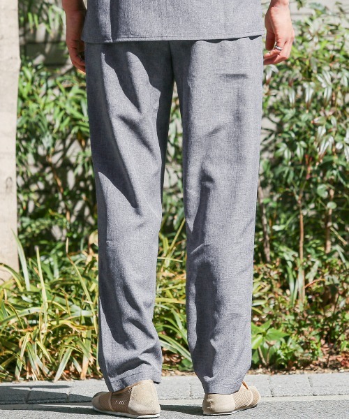 LUXSTYLE(ラグスタイル)の「イージーテーパードパンツ(スラックス・メンズ・ネイビー/ブラック/グレー・M/L/XL)」の9枚目の写真
