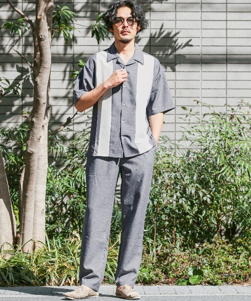 LUXSTYLE(ラグスタイル)の「イージーテーパードパンツ(スラックス・メンズ・ネイビー/ブラック/グレー・M/L/XL)」の12枚目の写真