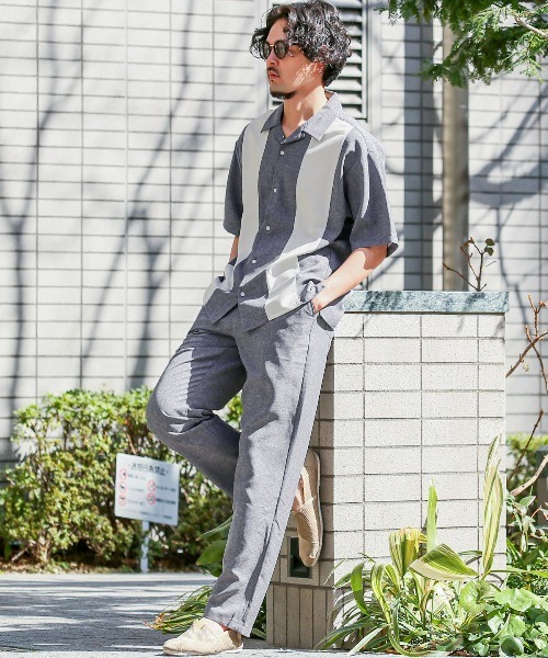 LUXSTYLE(ラグスタイル)の「イージーテーパードパンツ(スラックス・メンズ・ネイビー/ブラック/グレー・M/L/XL)」の13枚目の写真
