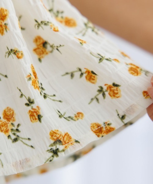 flower（フラワー）の「クランプルブルームトップ（シャツ/ブラウス・レディース・ブルー/イエロー・FREE）」の11枚目の写真