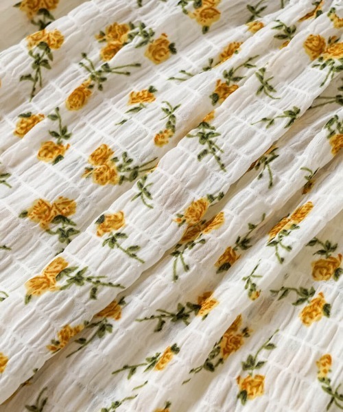 ブラウス シャツ クランプルブルームトップ レディース セール】クランプルブルームトップ（シャツ/ブラウス）｜flower