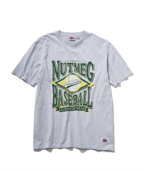NO NEED(ノーニード)の「【NUTMEG/ナツメグ】BASEBALL T(Tシャツ/カットソー・メンズ・チャコール/グレー/ブラック/ホワイト/ネイビー・LL/M/L)」の4枚目の写真