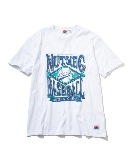 NO NEED(ノーニード)の「【NUTMEG/ナツメグ】BASEBALL T(Tシャツ/カットソー・メンズ・チャコール/グレー/ブラック/ホワイト/ネイビー・LL/M/L)」の2枚目の写真
