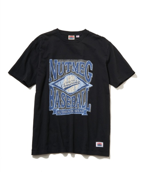 NO NEED(ノーニード)の「【NUTMEG/ナツメグ】BASEBALL T(Tシャツ/カットソー・メンズ・チャコール/グレー/ブラック/ホワイト/ネイビー・LL/M/L)」の3枚目の写真