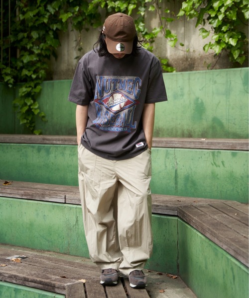 NO NEED(ノーニード)の「【NUTMEG/ナツメグ】BASEBALL T(Tシャツ/カットソー・メンズ・チャコール/グレー/ブラック/ホワイト/ネイビー・LL/M/L)」の7枚目の写真