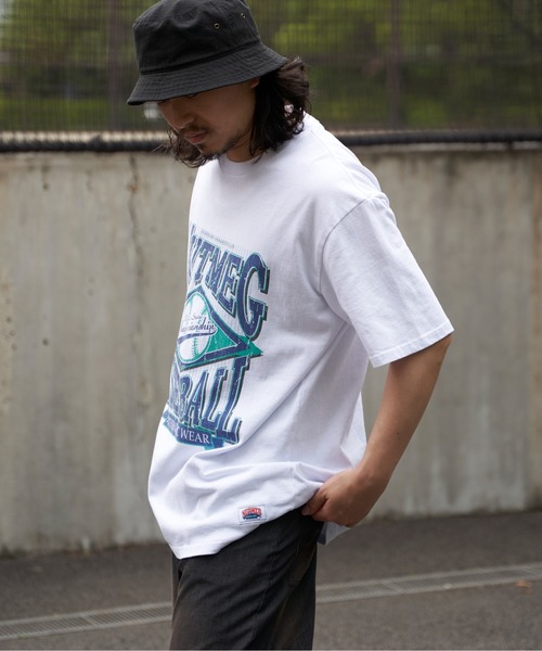 NO NEED(ノーニード)の「【NUTMEG/ナツメグ】BASEBALL T(Tシャツ/カットソー・メンズ・チャコール/グレー/ブラック/ホワイト/ネイビー・LL/M/L)」の18枚目の写真