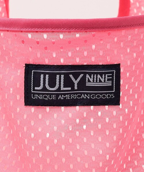 JULY NINE(ジュライナイン)の「<JULY NINE>メッシュ トートバッグ(トートバッグ・レディース・イエロー/ピンク・FREE)」の13枚目の写真
