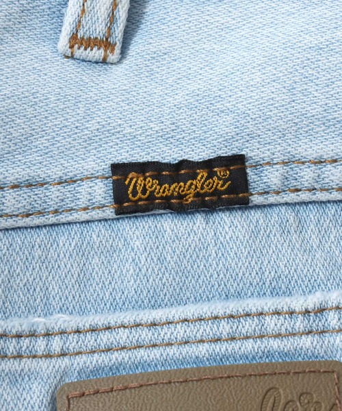 Wrangler(ラングラー)の「Wrangler(ラングラー)DENIM SHORTS/ヴィンテージウォッシュ・ダメージ加工デニムショーツ メンズ レディース ユニセックス/ジョーツ(デニムパンツ・メンズ・ライトインディゴブルー/インディゴブルー・M/L/XL/S)」の19枚目の写真